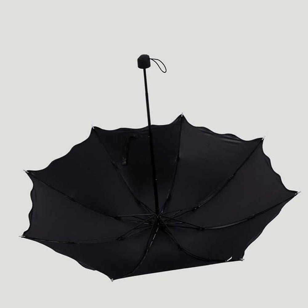 Flower Shaped Design Dual-use Folding Umbrella Lightweight anti-UV Protection Brolly  Travel