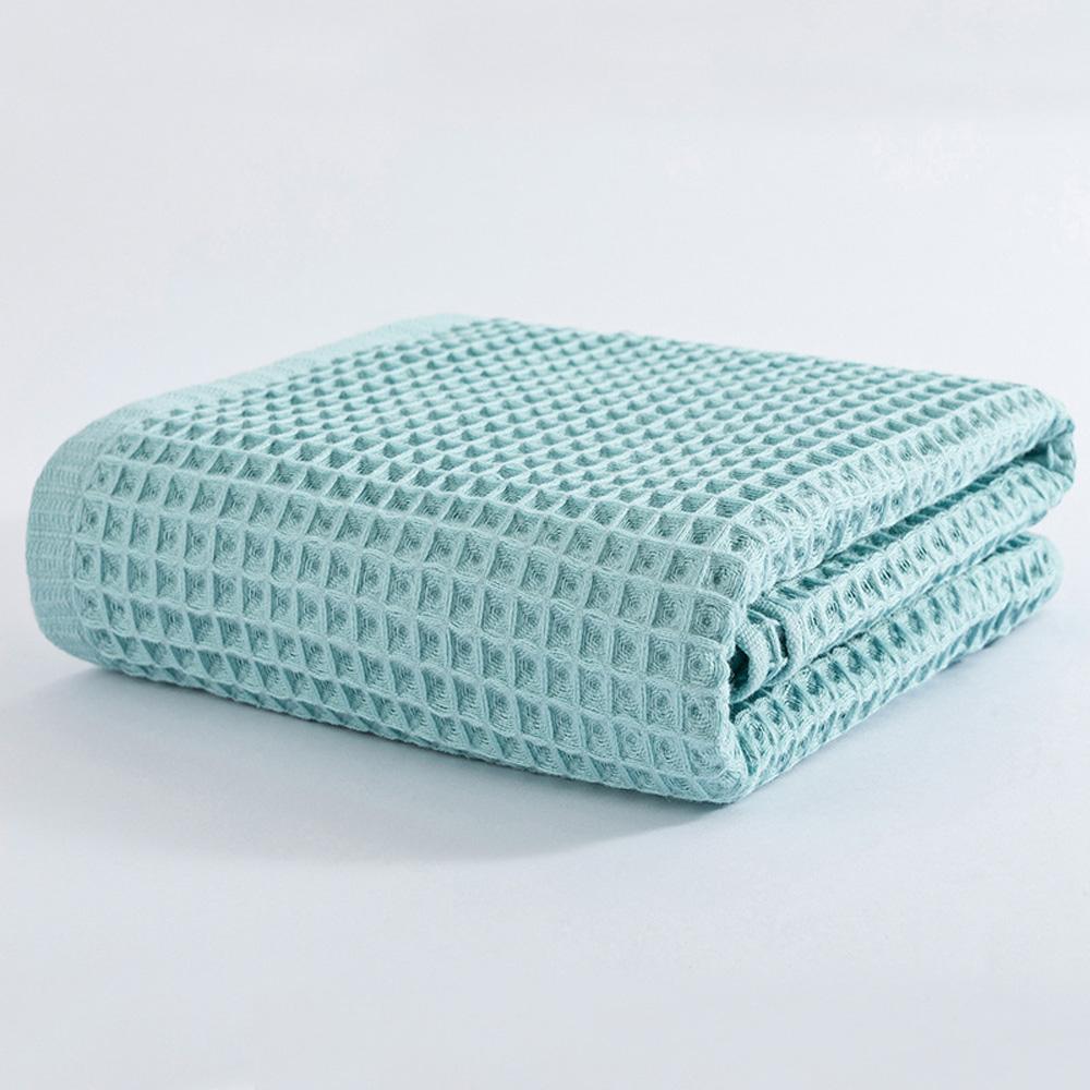 High Quality Waffle Household Hotel For Adults Cotton Face Towel Washcloth Handkerchief Bath Towel