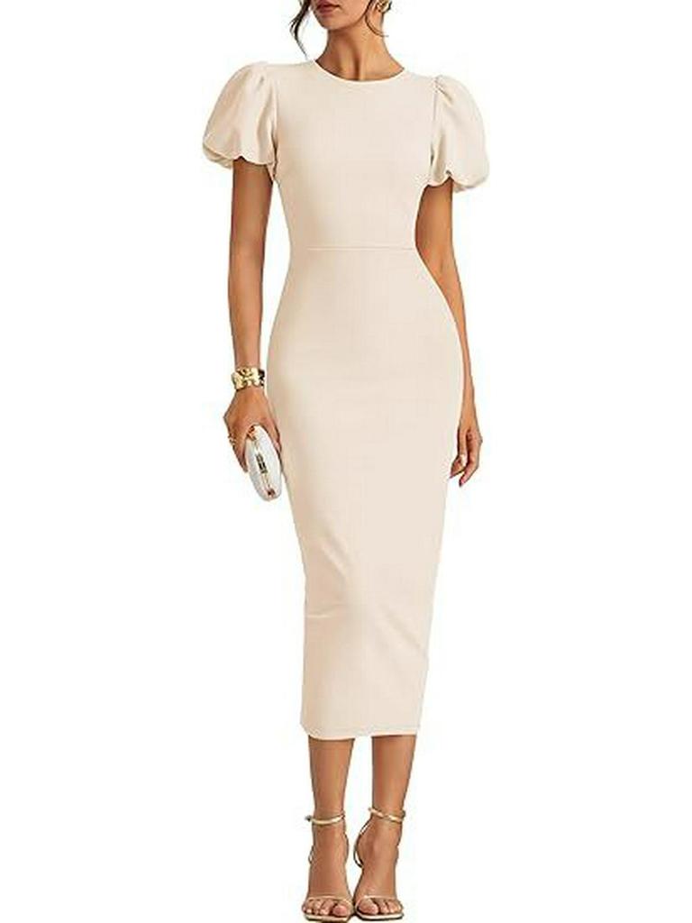 2026 Elegant Slit Slim Fit Dress for Women