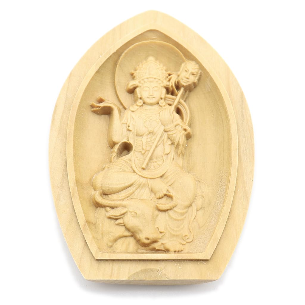 Kurita's Special Buddhist Statue [Guardian Deity] Enma-ten (Lotus-Shaped Incense Holder Buddha [Pocket Buddha]) Guardian Deity (Height 6.2cm, Width