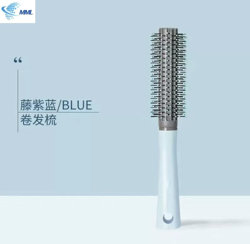 Professionelle antistatische zylindrische Borsten Lockenstyling Rundbürste Nylonzinken Rollbürste Speziell für Echthaarperücken