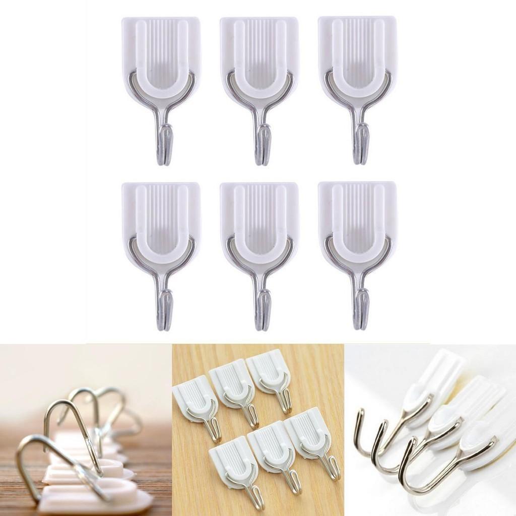 Premium Self Adhesive Hooks For Damage-free Wall Hanging In Kitchen And Bathroom