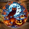 2pcs Russian Wooden Halloween Sign with Owls Pattern - Unique Decorative Plaque & Sign - Ideal for Wall, Front Door Decor