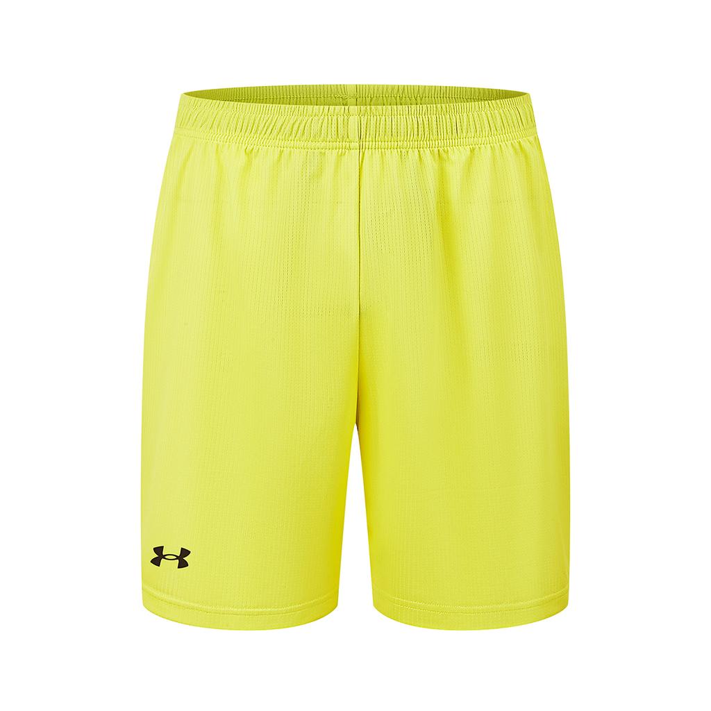Under Armour Logo Print Slim Fit Outdoor Breathable Casual Elastic Sports Shorts Unisex Shorts Yellow 23500203-790