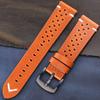 New Breathable Genuine Leather Quick Release Watch Strap 18mm-24mm Cowhide Band Available Black Green Brown Yellow Unisex Watchbands