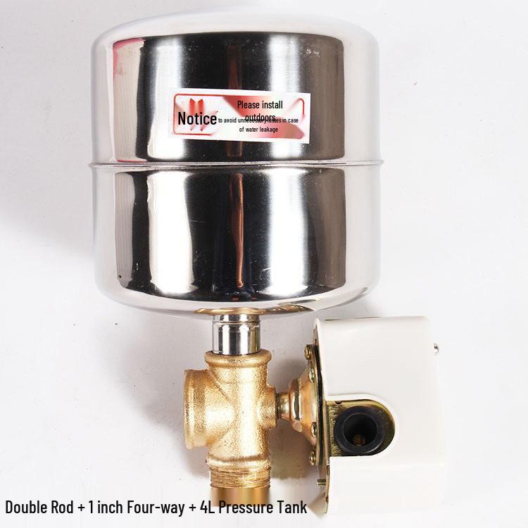 Intelligent Self-Priming Booster Pump with Stainless Steel Tank & Automatic Pressure Controller for Households