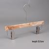 Stylish Non-Slip Imitation Jade Hangers: Wood Grain Finish for Men's & Women's High-End Clothing