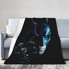 The Dark Knight Blankets Batmans Fuzzy Vintage Breathable Throw Blankets for Home Autumn/Winter,