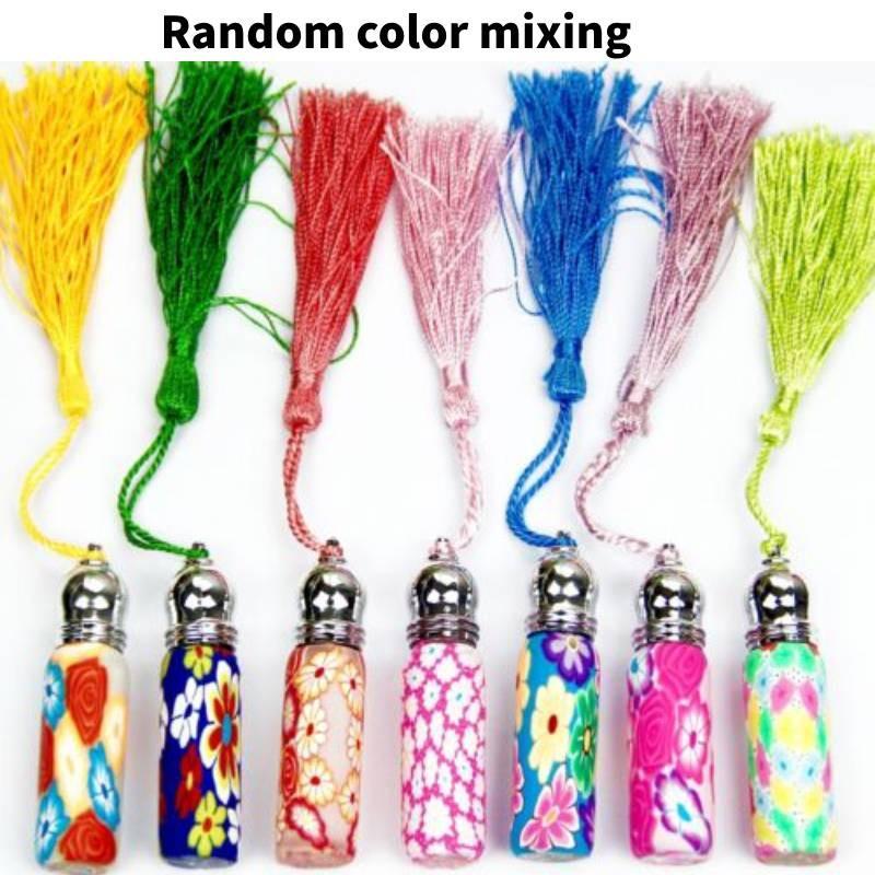 Glass Refillable 6ml Empty Perfume Essential Oil Roll On Roller Travel Bottle
