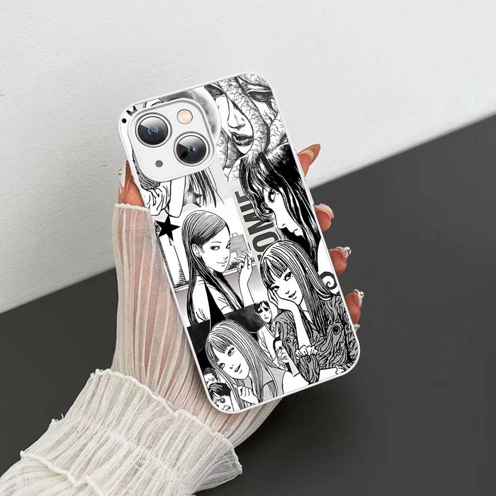 Horror Comic Tomie Tempered Glass For Iphone 14 13 12 11 Pro Mini XS MAX 14Plus X XS XR Cover