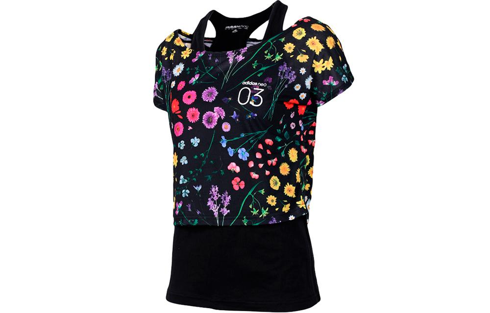 Adidas Neo T Shirt Women s Black CW0590 L