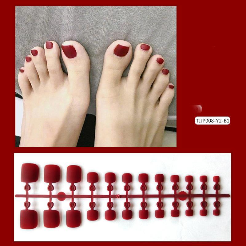 

24 шт./компл. DIY быстрые ногти, однотонные матовые ногти на ногах, накладные ногти, разноцветные полоски, готовый маникюр, маникюр