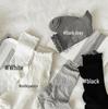 Women's Korean Style Summer Mesh Long Socks - Breathable, Solid Color, Versatile Mid-Calf Length