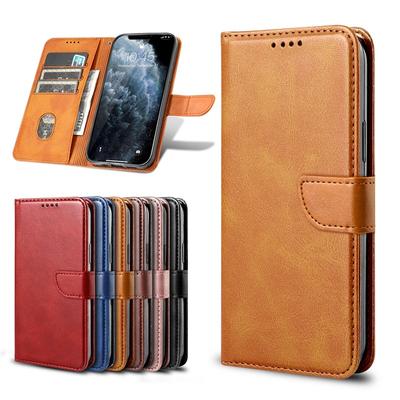 Leather Case For Redmi S2 Y2 Y3 5 5A 6 6A 7 7A 8 8A K30S Ultra Plus Pro Flip Casing Wallet Cover Buckle Card Slots Stand Bag Protective Sleeve