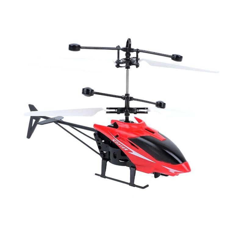 Rechargeable Remote-Control Helicopter: Two-Way, Crash-Resistant, with LED Lights