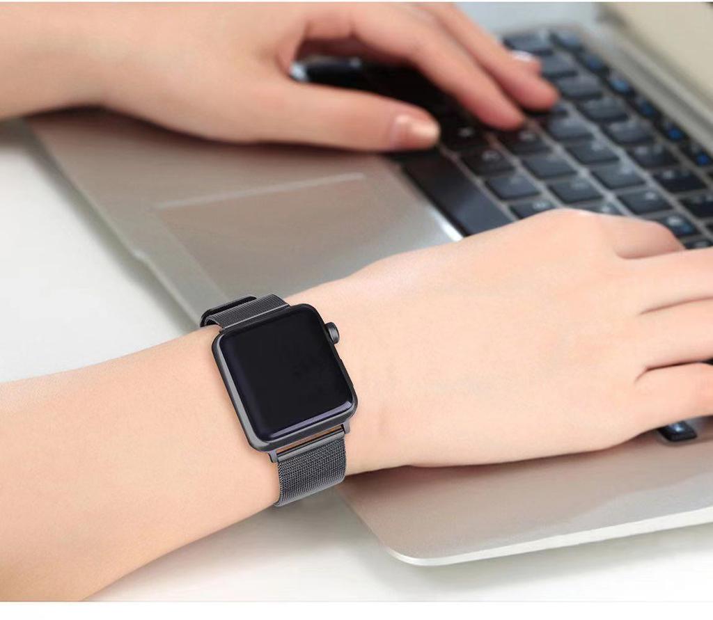 Watchband Milanese Metal Strap For Apple Watch Ultra 49mm 8 7 45mm 41mm Stainless Steel Bracelet Wristband Iwatch 6 5 4 SE 44mm 40mm 42mm