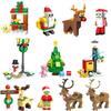 Vánoční akční figurky kostky hračka Santa Claus sob stavební kostky hračky dárek
