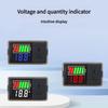 USB/Type C Port Battery Charge Indicator Meter For Leads Acid Lithiums Batteries Real Time Voltages Monitoring Devices