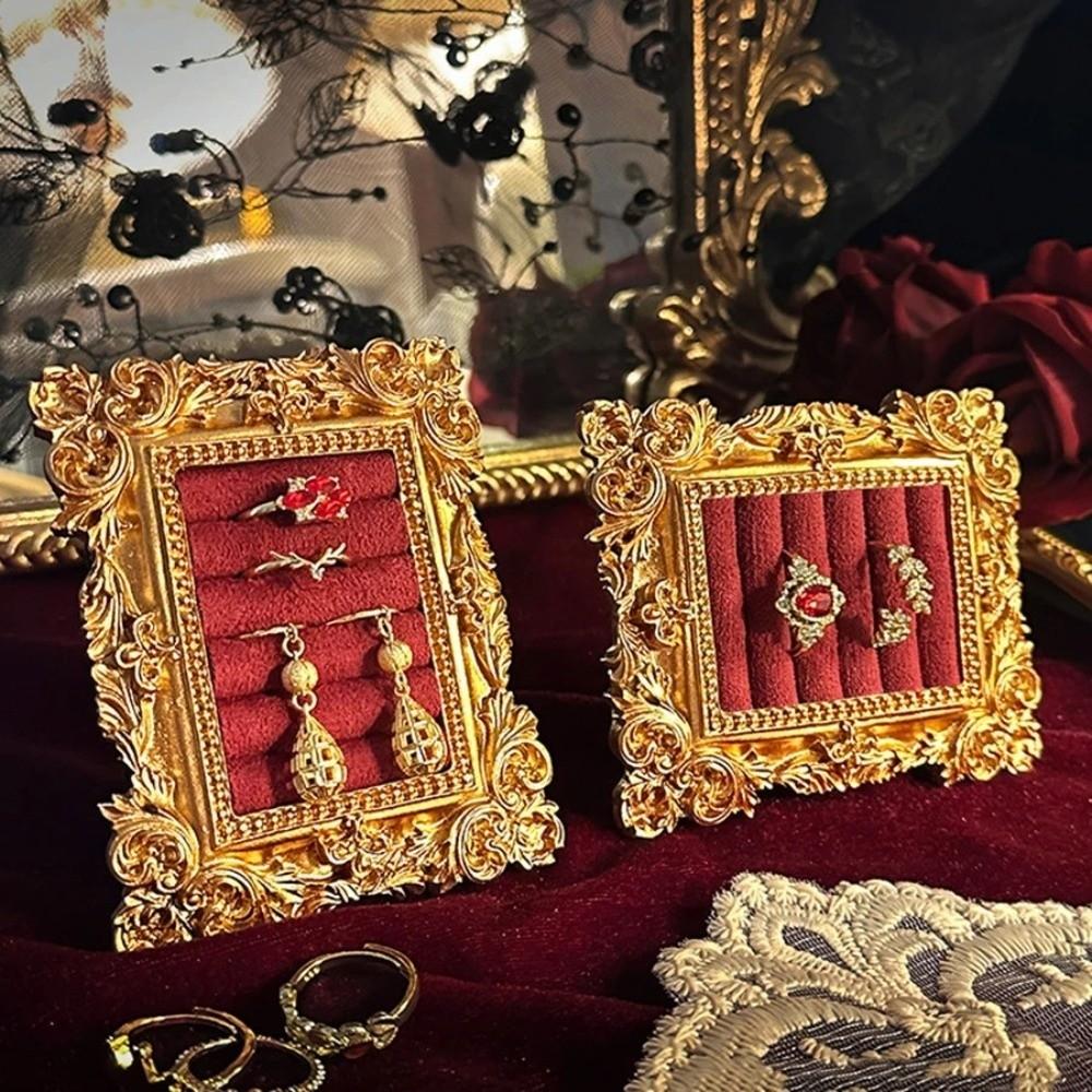 Fotoram Smyckesställ Hartsfotoram Ringfat Fotovisning Artikel Rekvisita