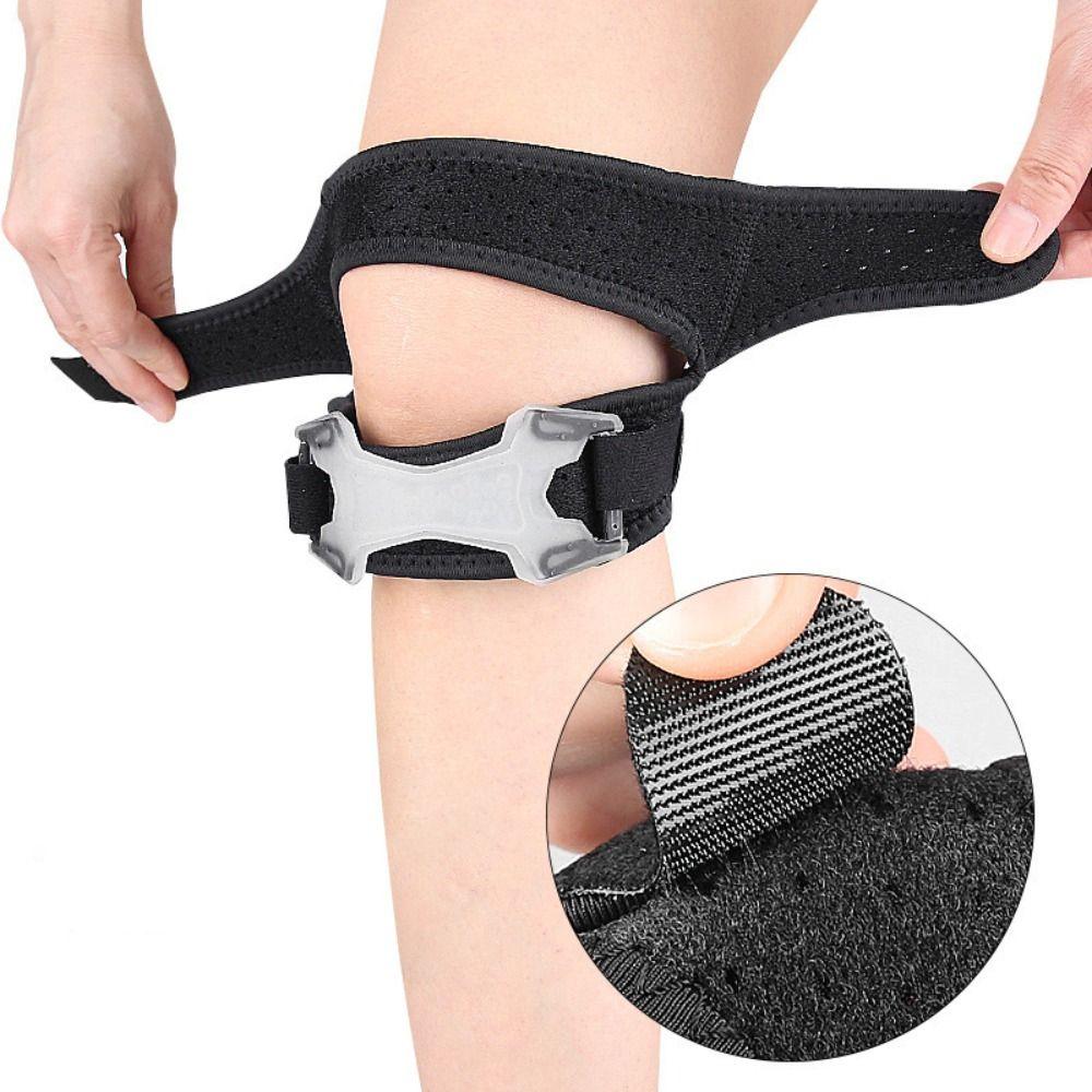 NEW Breathable Knee Pad Shock Absorption Knee Sprain Prevention Patella Stabilizer Adjustable Shock Absorption Pad Sports