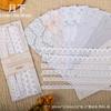 18Pcs Lace Trim Journal DIY Decorative Papers Multi - Style No Repeat Greeting Card Envelope Decor Supplies