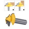 1Celsius2in Shank Router Bit 45 degrees  Woodworking Milling Cutter for Cabinet Door Drawer CNC Hand Tool