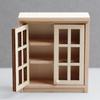Wall Mounted Mini Cabinet Model Dollhouses Accessories For Bedroom Kitchen Living Room Tiny House Decoration