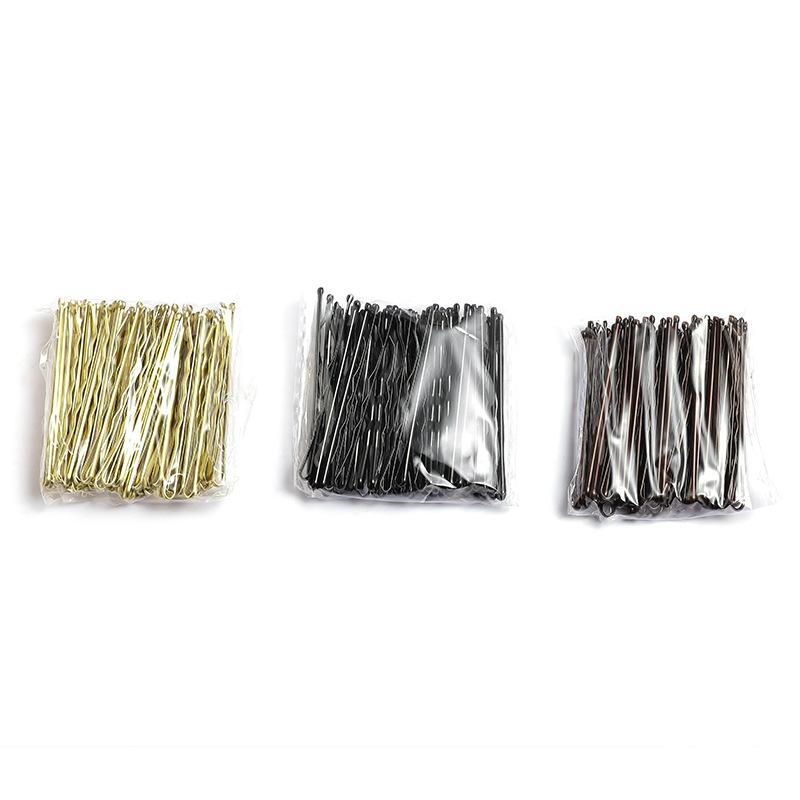 100/10 Stück Damen Haarspange Frisur Gold Haarnadel Einfache Metallische Locke U-Form Haarnadel Damen Styling Haaraccessoires