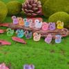 100/50Pcs Resin Mini Duck Miniature Figurines Ornaments Decor Yellow Animal Garden Crafts Tiny Duck Landscape Plants Fairy