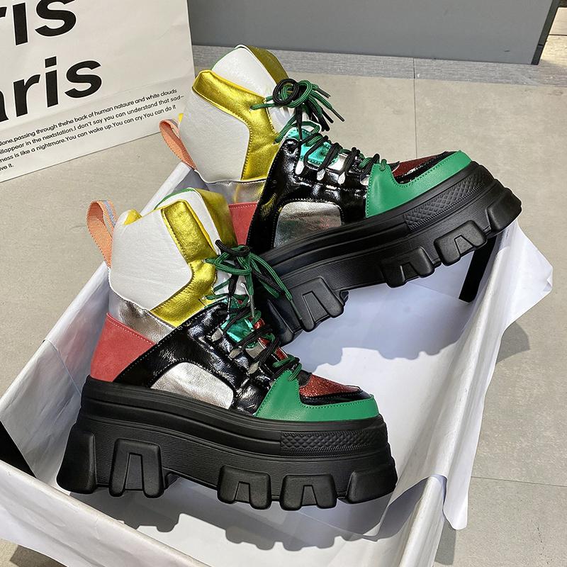 Designer Platform Sneakers Women Vulcanized Shoes Fashion Colorful Casual Ladies Trainers Sport Sneakers Woman Zapatillas Mujer