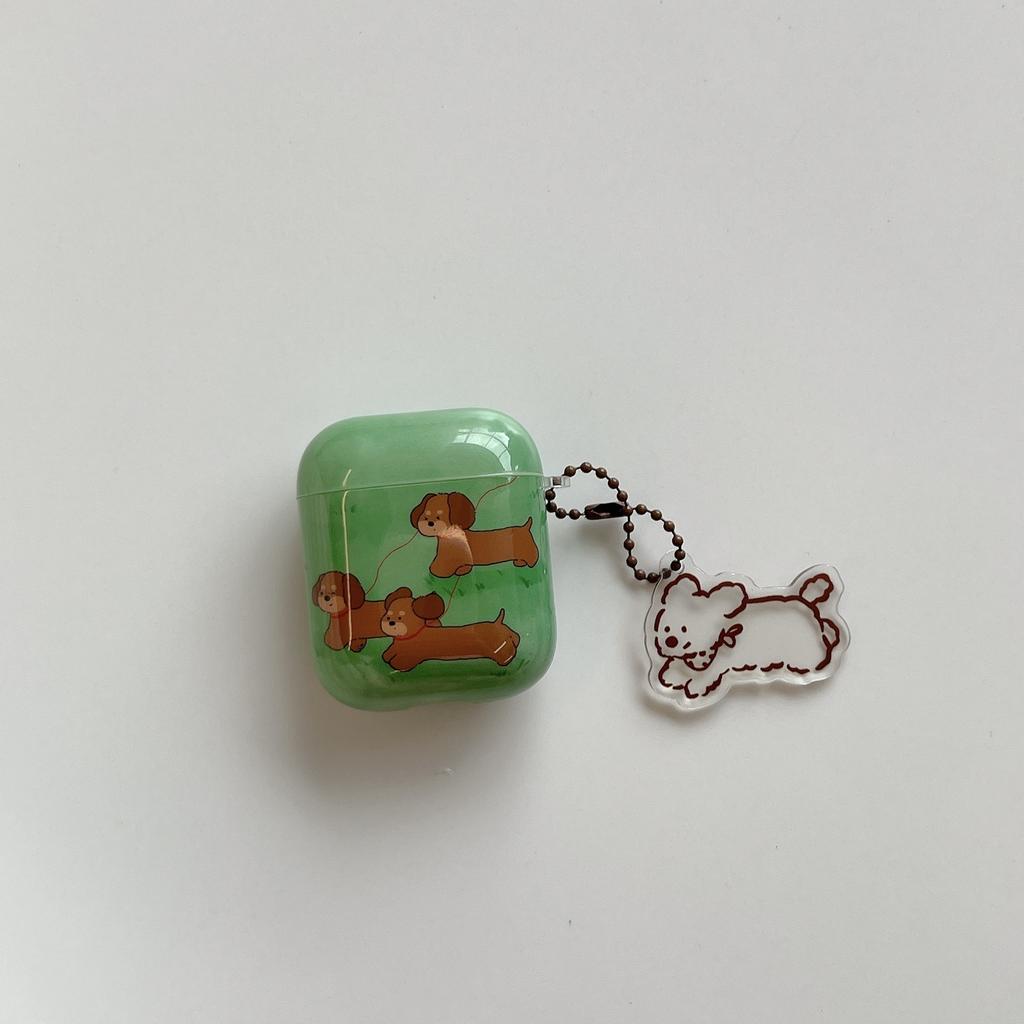 Korean dachshund for AirPods 1 /1 protective case pro1 wireless bluetooth 1/1 generation earphone case pendant