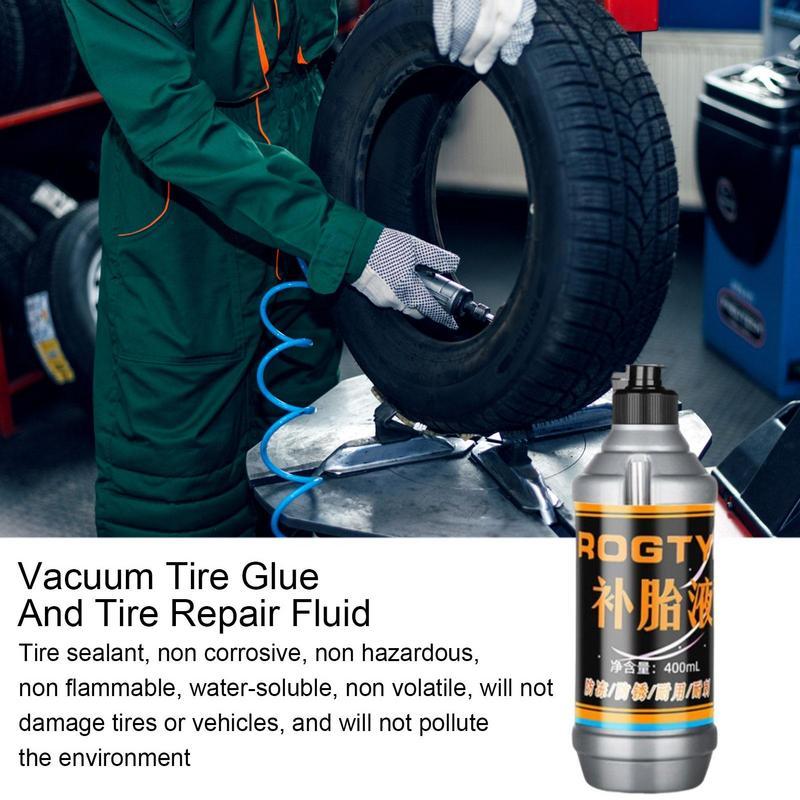 400ml Tire Sealant Tire Repair Kit Non-destructive Environmental Fast Flat for Small Medium Wheeled Road Vehicles