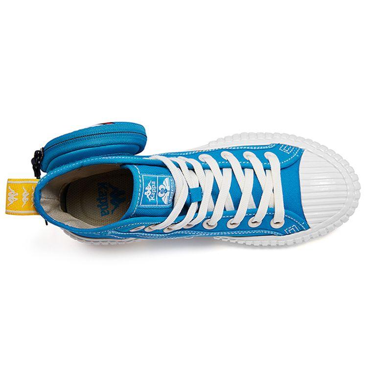 Doraemon X Kappa Casual High-Top Skate Shoes Unisex Sneakers Blue KPCTFVS79-847