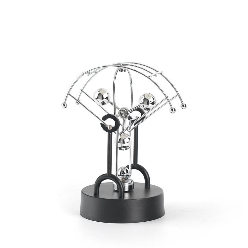 Three Ball Perpetual Motion Machine Model Plastic Electromagnetic Household Handicraft Decorative Item Gift