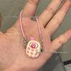 Miniature Bright Color Phone Model for OB11 Doll with Pendant Accessories