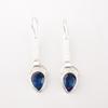 London Blue Topaz Gemstone 925 Sterling Silver Jewelry Handmade Earrings 2.3" EE-166-11