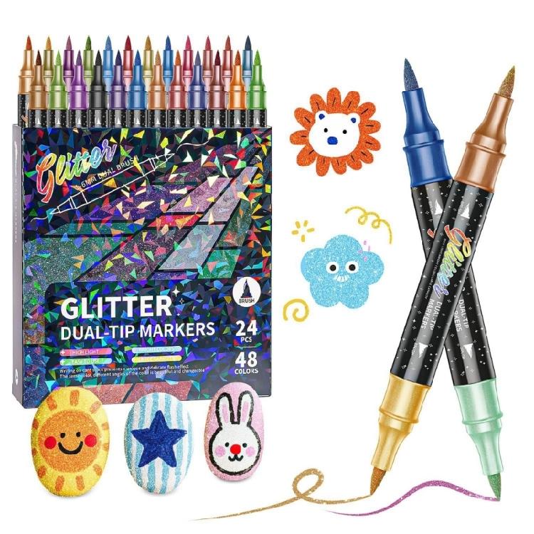 Aquarellpinselstifte mit Doppelspitze, flexible Marker, Künstlerstifte, Aquarellstifte für künstlerischen Ausdruck und Bastelprojekte