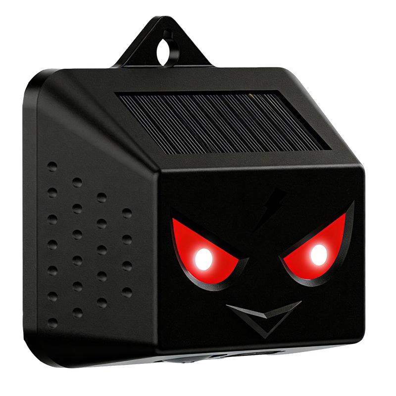 Solar Ultrasonic Animal Repeller with Infrared and Flashing Light