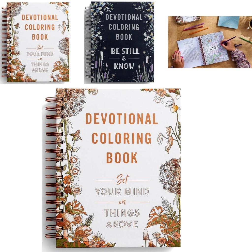 Devotional Coloring Book With Copper Paper For Mindfulness And Relaxation Activities