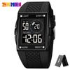 SKMEI 1967 reloj hombre Japan Digital movement Watch Mens military 3Bar Waterproof Countdown LED Light Electronic Wristwatches