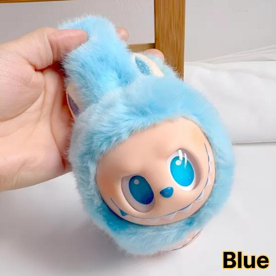 Labubu „Big Into Energy“ Plüsch-Ohrenwärmer – Ultraweiche Winter-Ohrenwärmer für Outdoor, Reisen & Alltagsstil