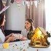 Decorazione da Tavolo Statua Famiglia Gesù Albero della Vita Neonato Acrilico Piatto Piano Ornamenti Decorativi per la Casa