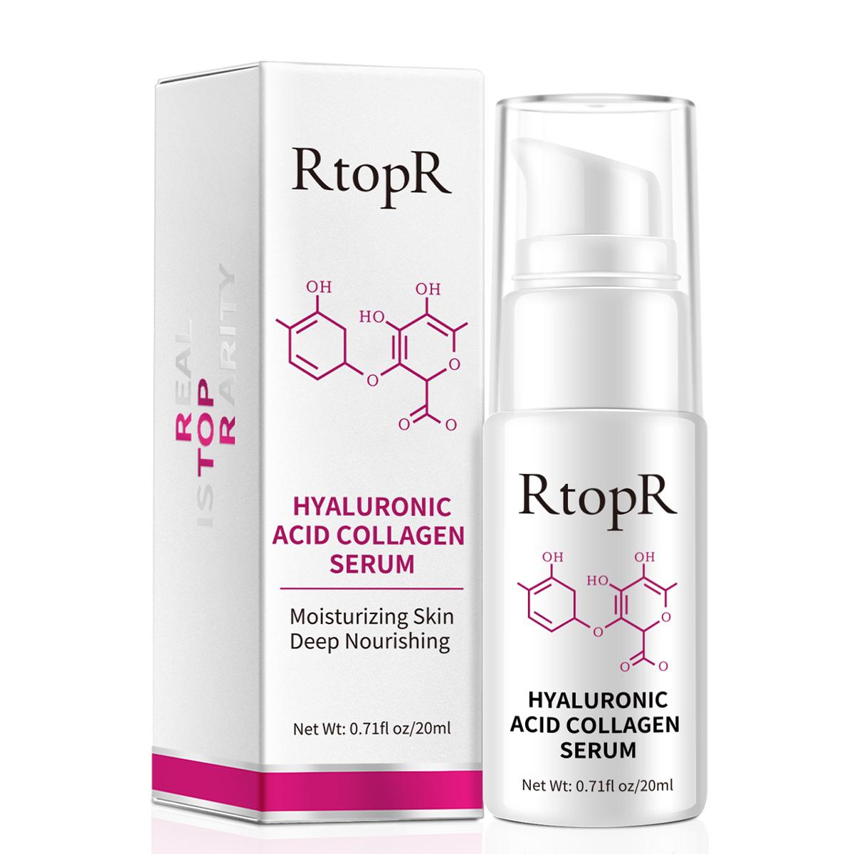 

RtopR Гиалуроновая кислота Коллагеновая эссенция Глубоко увлажняет кожу Увлажняет Разглаживает мелкие морщины 1pcs