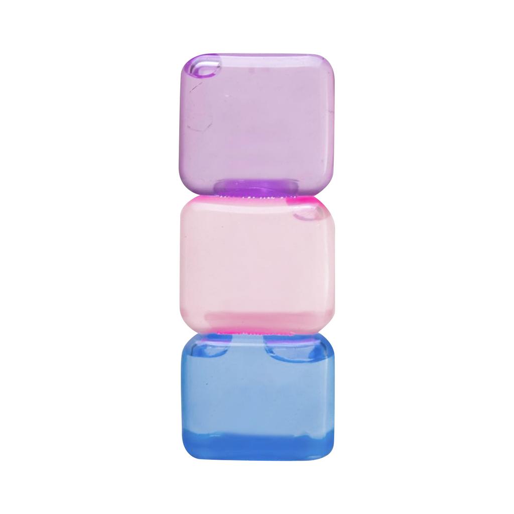 Sensory Squeeze Cube Toy Super Solid Durable Stress Relief Fidget Toy for Hand Exercise and Focus Improvement Set of 4