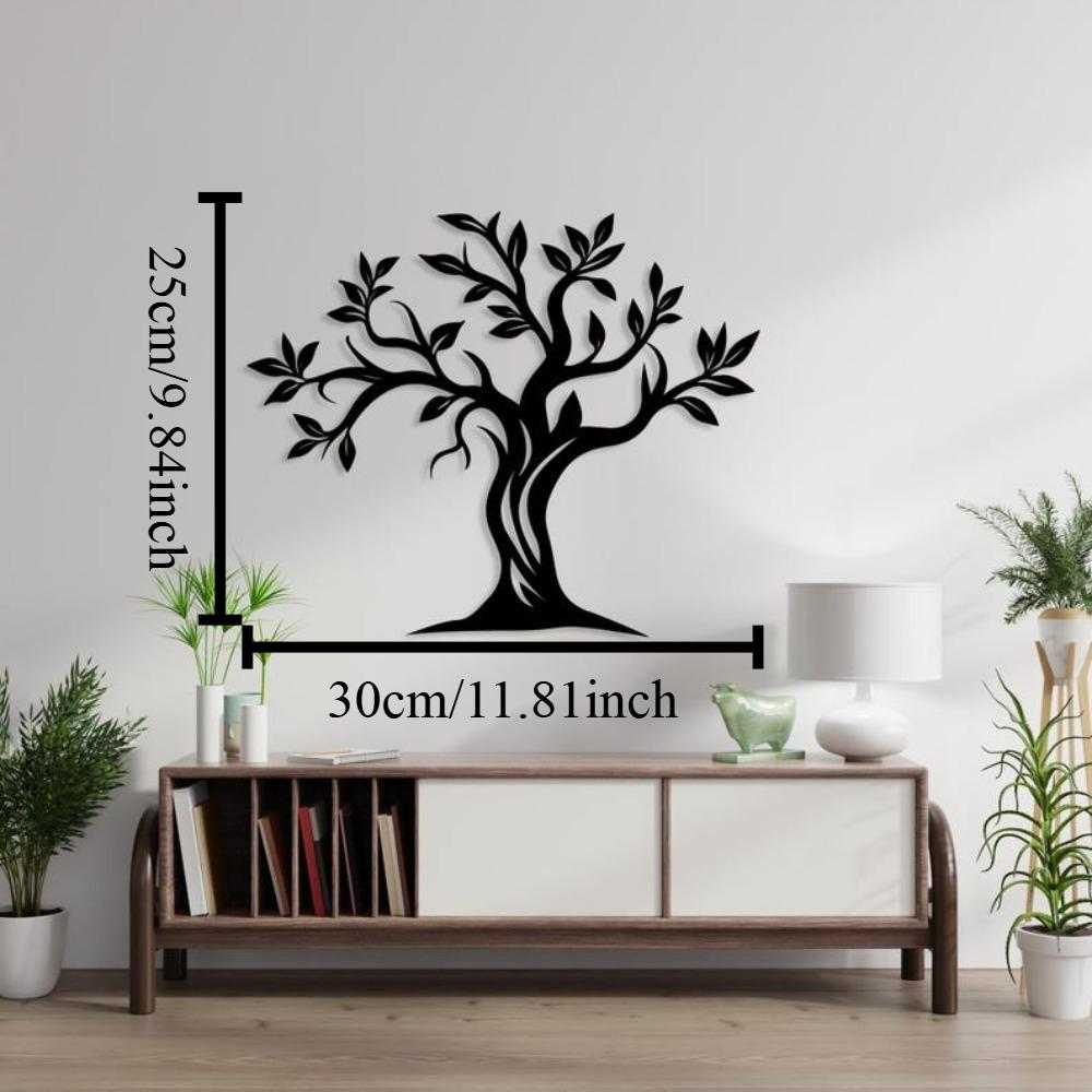 3D Металлическое Древо Жизни Настенное Искусство Декор Дома Гостиная Теневая Коробка Вывеска 12in