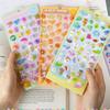 5Pcs Cute Cartoon Animals Stickers 3D Relief Stickers Scrapbooking Diy Diary Cup Decoration Journaling Stationery Sticker