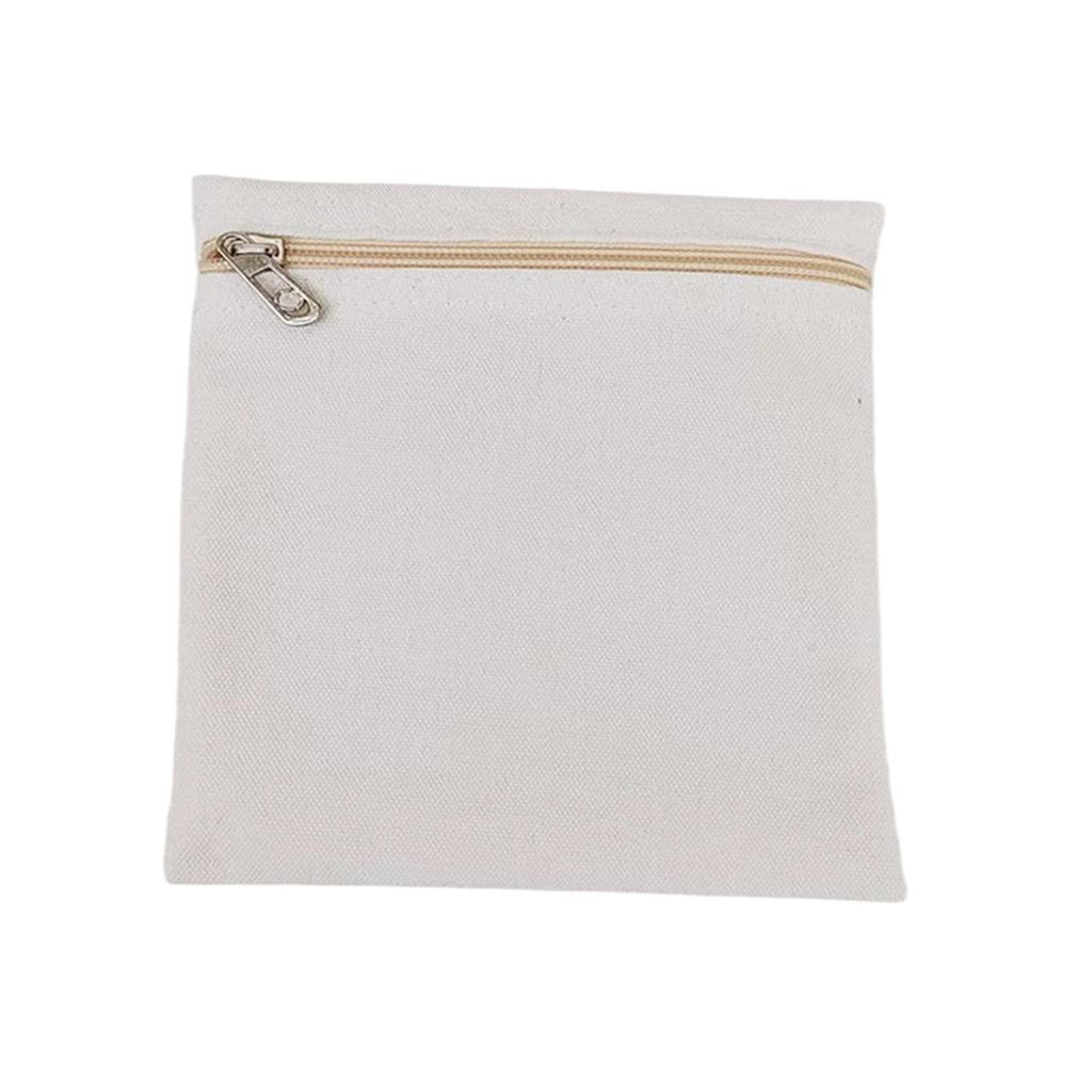 Sew in Side Pocket with Zipper Lightweight Easy Installation Phone Pouch Sturdy Canvas Coat Inside Pockets Secure Invisible