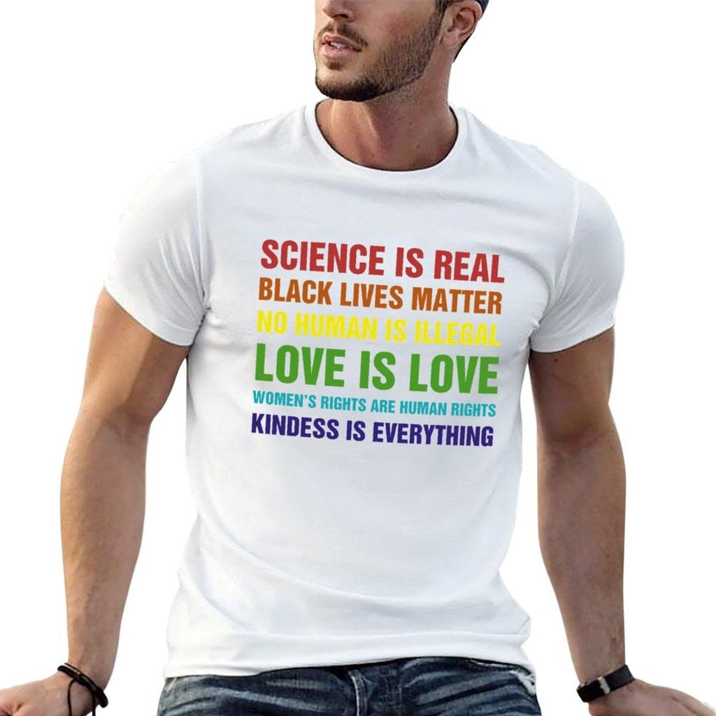 Maglietta Science Is Real T Shirt Unisex Casual Maglietta Unisex Cotone Pesante Maglietta Unisex Maglietta Grafica