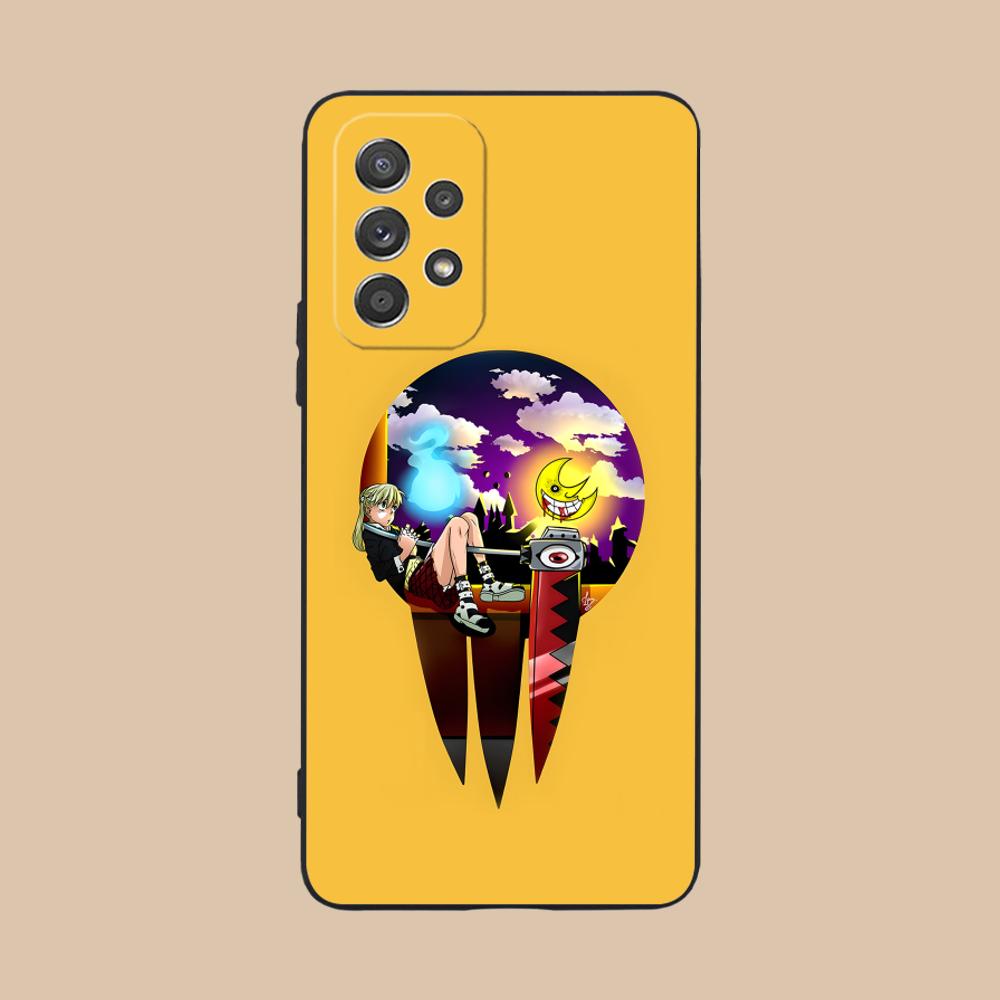 

Soul Maka Albarn Phone Case for Samsung Galaxy A73 72 71 70 56 55 54 53 52 36 35 34 23 16 15 5G Colour Printing Cover Smartphone Galaxy A51 5G