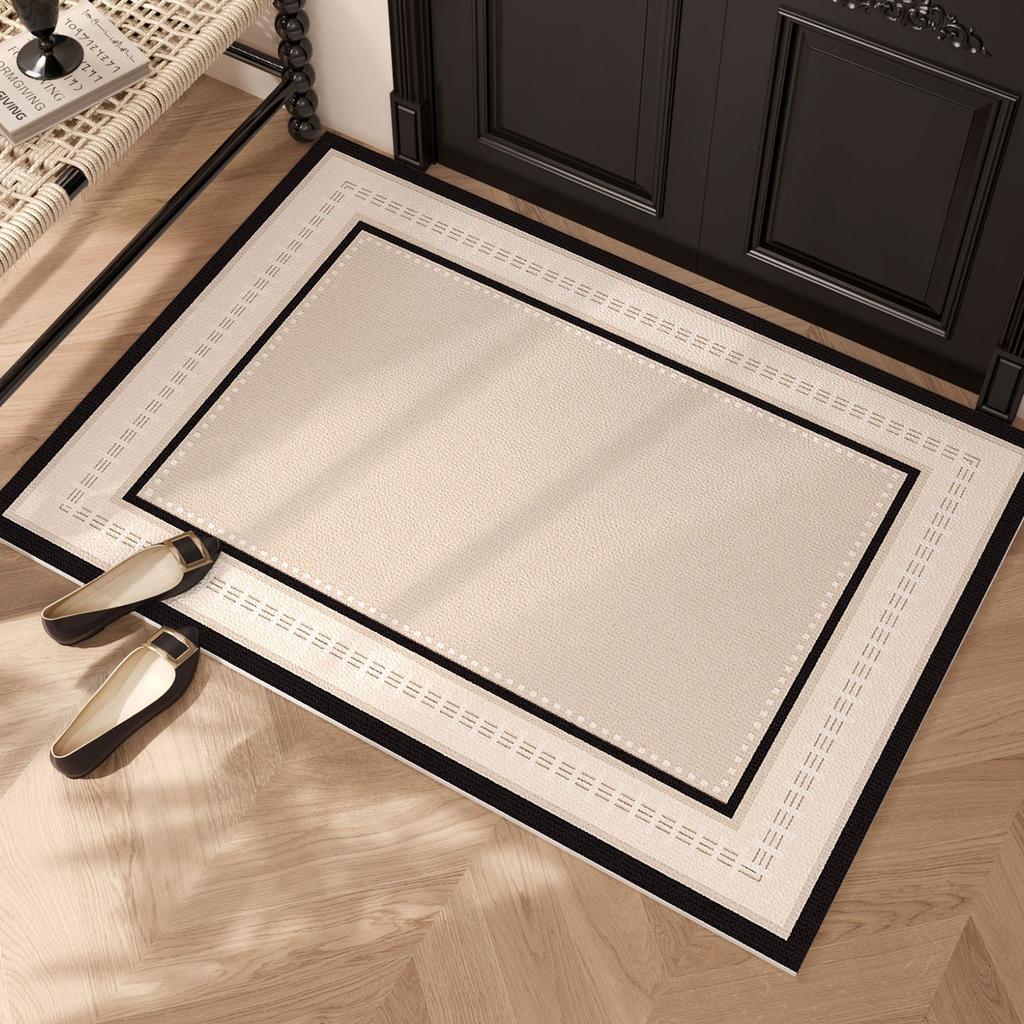 Entrance Door Mat Non-slip Wear-resistant Dirt-resistant Carpet Semi-circular Simplic Texture Garden Rug Outdoor Home Decor Mats